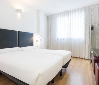Chambre individuelle corporate Hotel ILUNION Aqua 3 Valence
