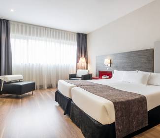 Chambre double Hotel ILUNION Barcelona Barcelone Chambre double Hotel ILUNION Barcelona Barcelone