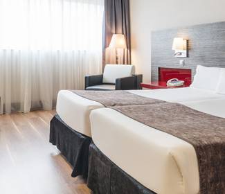Chambre individuelle corporate Hotel ILUNION Barcelona Barcelone Chambre individuelle corporate Hotel ILUNION Barcelona Barcelone
