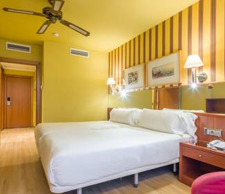 Chambre double usage individuel Hôtel ILUNION Les Corts – Spa Barcelone