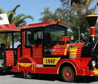 Train touristique pour aller à la plage Aparthotel ILUNION Sancti Petri Cádiz Train touristique pour aller à la plage Aparthotel ILUNION Sancti Petri Cádiz