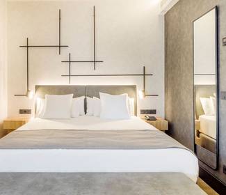 Chambre double supérieure avec salon Hôtel ILUNION San Mamés Bilbao Chambre double supérieure avec salon Hôtel ILUNION San Mamés Bilbao