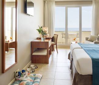 Chambre animaux acceptés avec vue sur la mer Hotel ILUNION Fuengirola