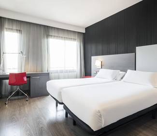 Chambre individuelle corporate Hotel ILUNION Suites Madrid