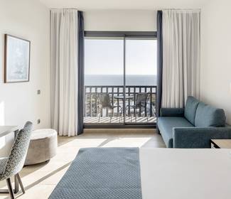 Chambre double avec vue sur la mer Hotel ILUNION Calas de Conil Conil de la Frontera