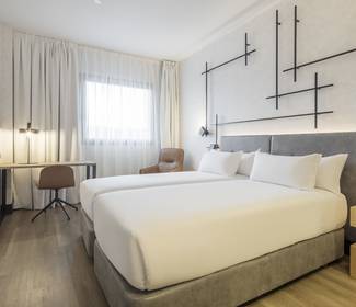 Chambre double standard Hôtel ILUNION San Mamés Bilbao Chambre double standard Hôtel ILUNION San Mamés Bilbao
