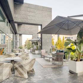 Terrasse Hotel ILUNION Atrium Madrid Terrasse Hotel ILUNION Atrium Madrid