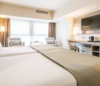 Chambre individuelle corporate Hotel ILUNION Málaga Chambre individuelle corporate Hotel ILUNION Málaga