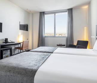 Chambre individuelle corporate Hotel ILUNION Aqua 4 Valence Chambre individuelle corporate Hotel ILUNION Aqua 4 Valence