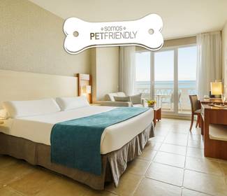 Chambre animaux acceptés avec vue sur la mer Hotel ILUNION Fuengirola