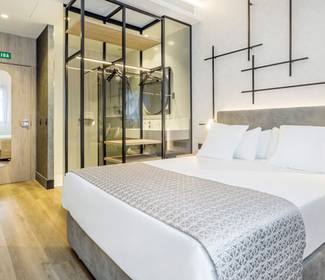 Chambre individuelle corporate Hôtel ILUNION San Mamés Bilbao Chambre individuelle corporate Hôtel ILUNION San Mamés Bilbao