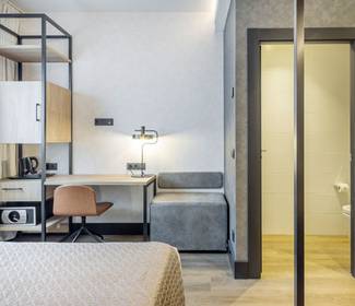 Chambre individuelle corporate Hôtel ILUNION San Mamés Bilbao Chambre individuelle corporate Hôtel ILUNION San Mamés Bilbao