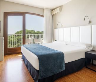 Chambre double avec vue sur la mer Hotel ILUNION Caleta Park S'Agaró