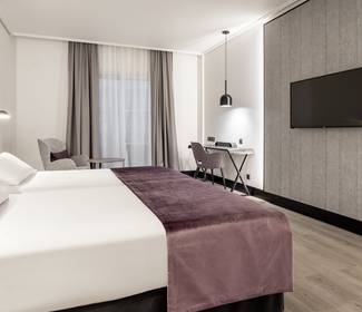 Chambre individuelle corporate Hotel ILUNION Alcora Sevilla Séville