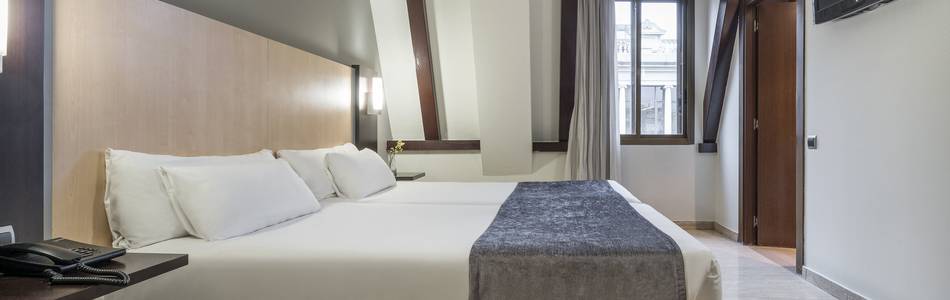 Chambre double Hotel ILUNION Almirante Barcelone Chambre double Hotel ILUNION Almirante Barcelone