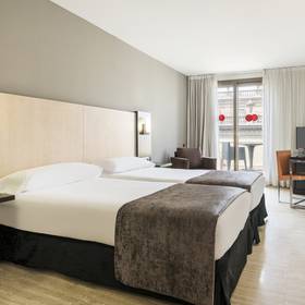 Chambre double Hotel ILUNION Almirante Barcelone Chambre double Hotel ILUNION Almirante Barcelone