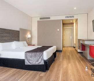 Chambre double Hotel ILUNION Barcelona Barcelone Chambre double Hotel ILUNION Barcelona Barcelone
