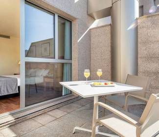 Chambre double king size avec terrasse Hotel ILUNION Alcalá Norte Madrid