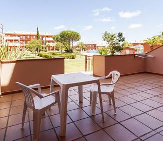 Appartement de deux chambres avec accès au jardin Aparthotel ILUNION Sancti Petri Cádiz Appartement de deux chambres avec accès au jardin Aparthotel ILUNION Sancti Petri Cádiz