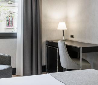 Chambre double Hotel ILUNION Bel Art Barcelone