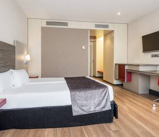 Chambre double Hotel ILUNION Barcelona Barcelone Chambre double Hotel ILUNION Barcelona Barcelone