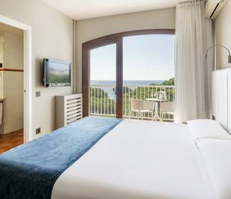 Chambre double avec vue sur la mer Hotel ILUNION Caleta Park S'Agaró Chambre double avec vue sur la mer Hotel ILUNION Caleta Park S'Agaró